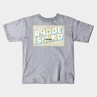 Rhode Island vintage style retro souvenir Kids T-Shirt